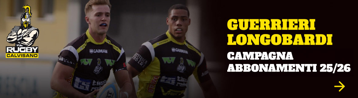 Campagna abbonamenti Rugby Calvisano